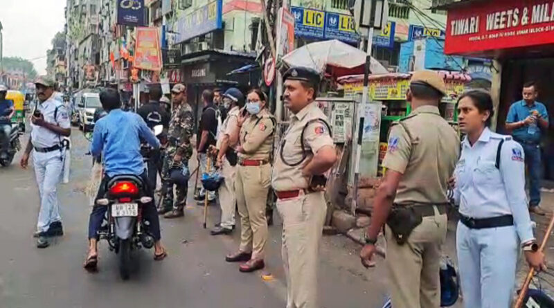 Morning visuals from Shibpur in Howrah following clash during 'Rama Navami'